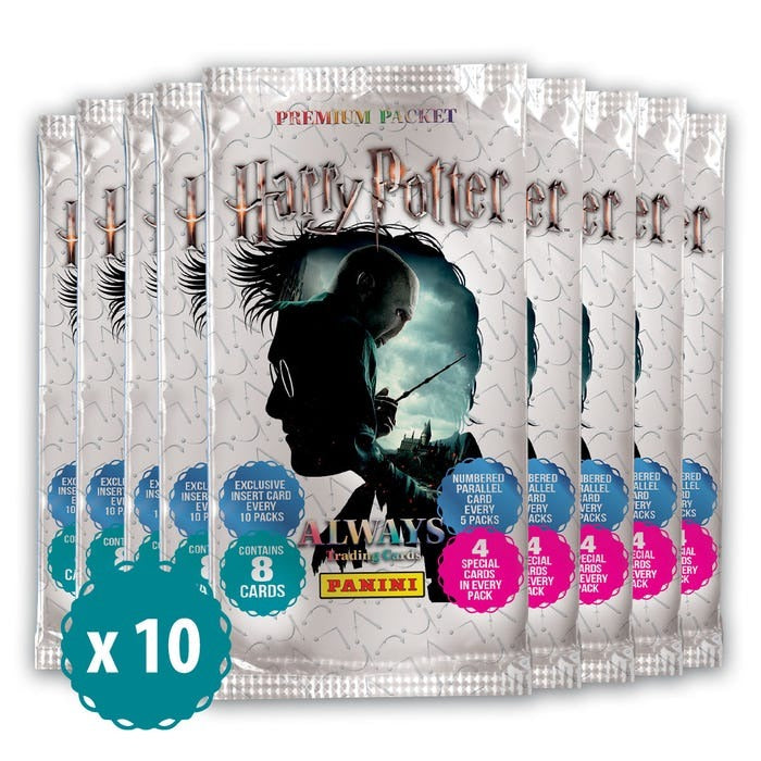 HARRY POTTER ALWAYS TRADING CARD - BOX DA 10 BUSTINE PREMIUM - Immagine 2