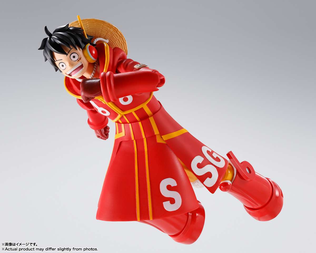 103525 - ONE PIECE - SH FIGUARTS - MONKEY D LUFFY FUTURE EGGHEAD - ACTION FIGURE 15CM - Immagine 3