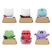 110811 - MOBILE SUIT GUNDAM - MEGA CAT PROJECT BLIND BOX (6PZ) COMPLETE SERIES - NYANDAM GUNDAM - Immagine 2