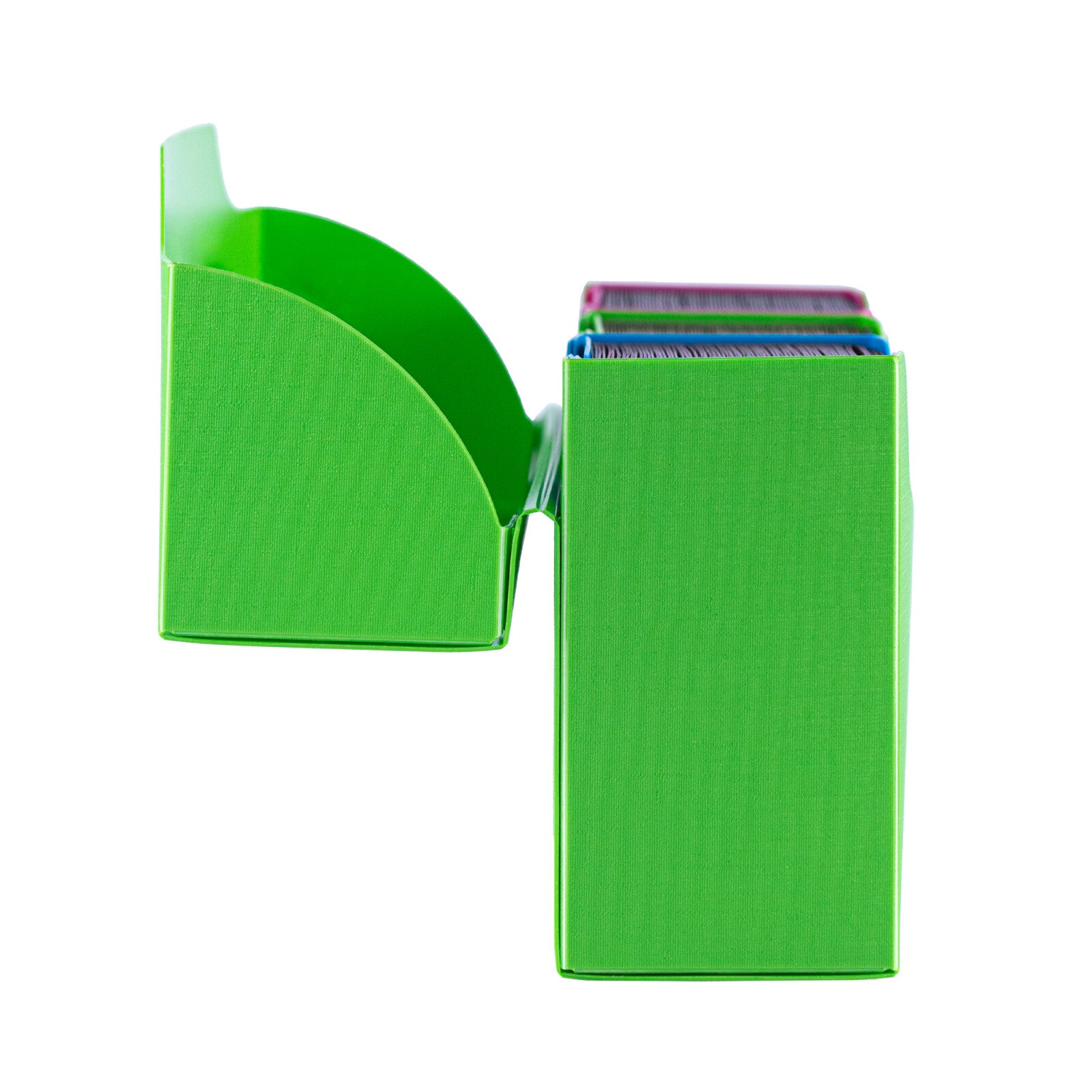 SANSEKING - PLASTIC DECK BOX (240+ CARDS) - GREEN - Immagine 4