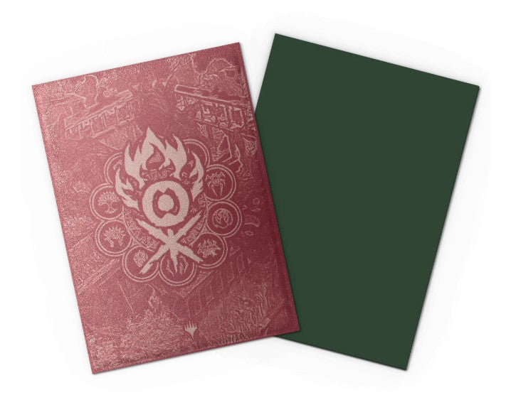 AT-16511 - 100 BUSTINE STANDARD - MATTE DUAL ART SLEEVES - GUILDPACK SERIES - GRUUL CLANS - Immagine 2