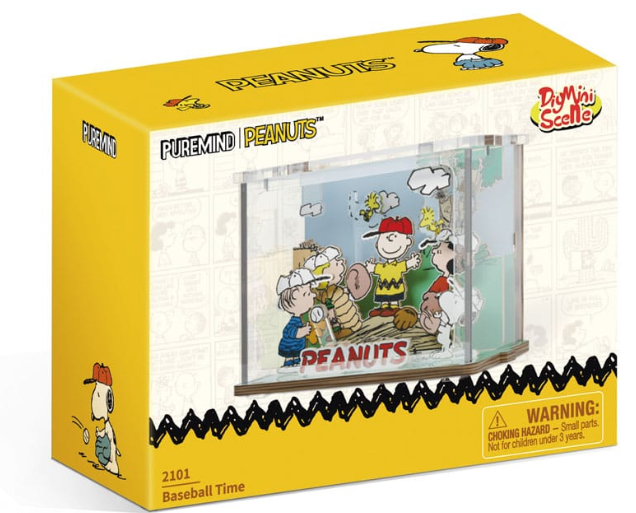 SNOOPY - DIY MINI SCENE - BASEBALL TIME - Immagine 2