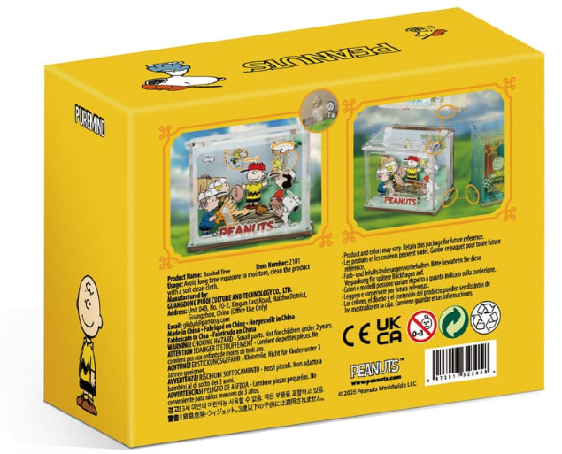 SNOOPY - DIY MINI SCENE - BASEBALL TIME - Immagine 3