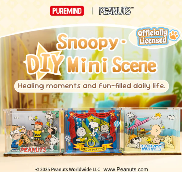 SNOOPY - DIY MINI SCENE - BASEBALL TIME - Immagine 4