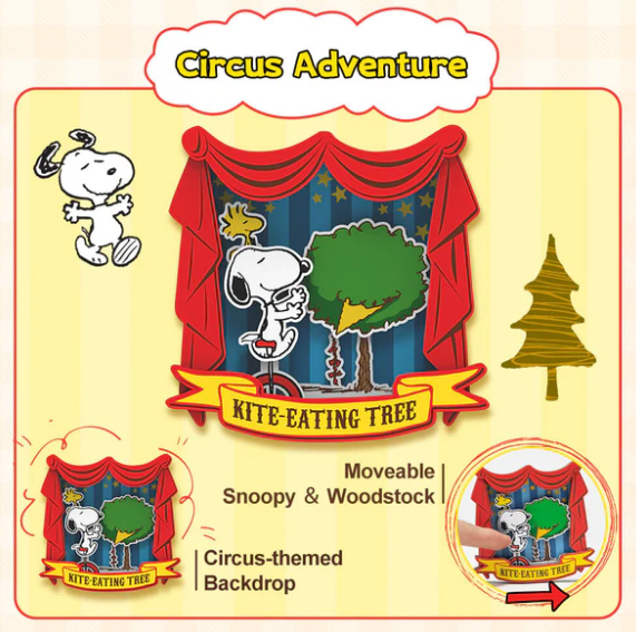 SNOOPY - INTERACTIVE MAGNET - CIRCUS ADVENTURE - Immagine 2