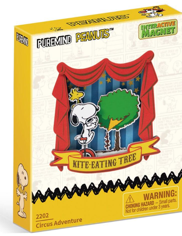 SNOOPY - INTERACTIVE MAGNET - CIRCUS ADVENTURE - Immagine 5