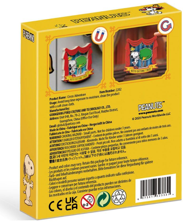 SNOOPY - INTERACTIVE MAGNET - CIRCUS ADVENTURE - Immagine 6
