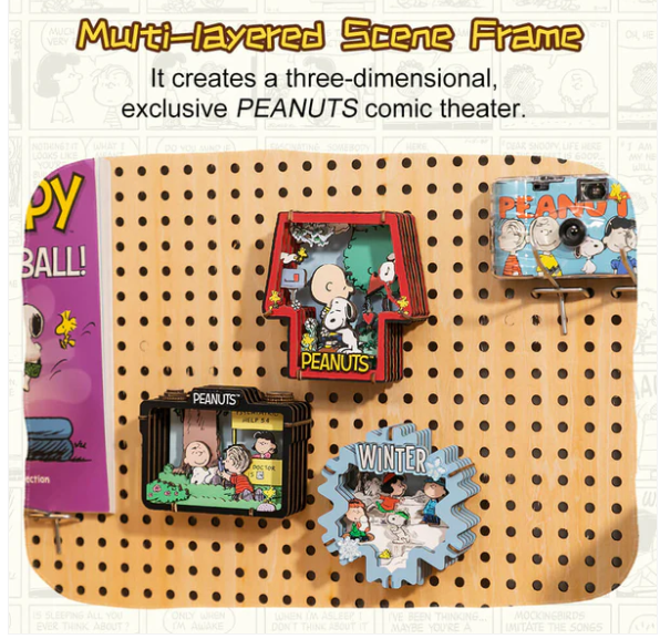 SNOOPY - WOODEN THEATER - HEALING HUG - Immagine 3
