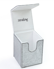 SANSEKING - TYVEK VERTICAL DECK BOX (130+ CARDS) - SILVER - Immagine 2