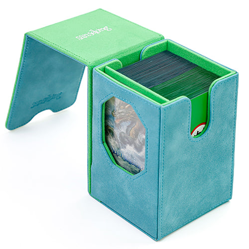 SANSEKING - DECK BOX (240+ CARDS) - ZUO BO GUI SERIES - GREEN - Immagine 4