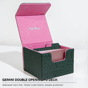 SANSEKING - PYRAMID DECK BOX (130+ CARDS) - TUTANKHAMUN'S EMERALD - Immagine 2