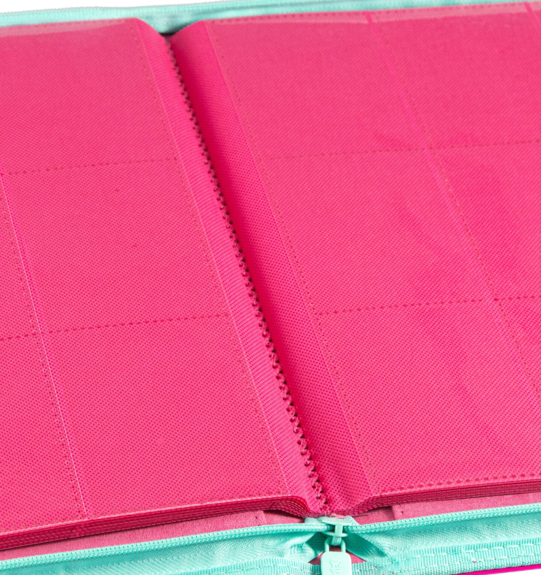 SANSEKING - 9-POCKET SIDE LOADING ZIP BINDER - LEATHER - RED - Immagine 3