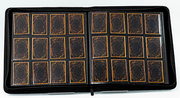 SANSEKING - SIDE LOADING ZIP CARD BINDER - PU LEATHER - 12 POCKETS BINDER - BLACK - Immagine 2