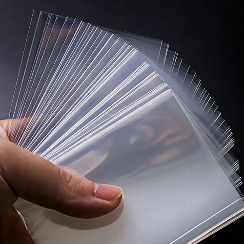 SANSEKING - 100 INNER CARD SLEEVES - JAPANESE SIZE - TRANSPARENT - Immagine 5