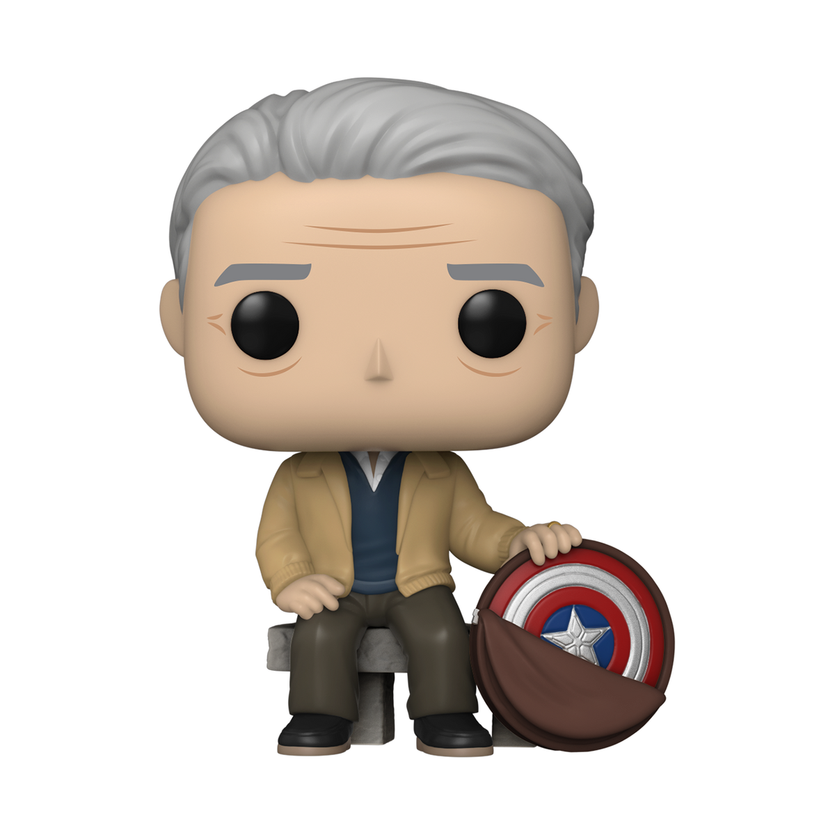 MARVEL: AVENGERS ENDGAME - POP FUNKO VINYL FIGURE 915 OLD MAN STEVE 9CM - Immagine 2