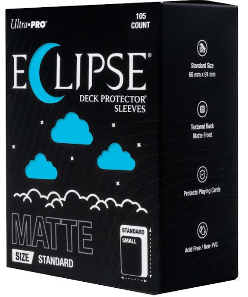16683 - 105 ECLIPSE DECK PROTECTOR SLEEVES - STANDARD - MATTE - SKY BLUE - Immagine 2