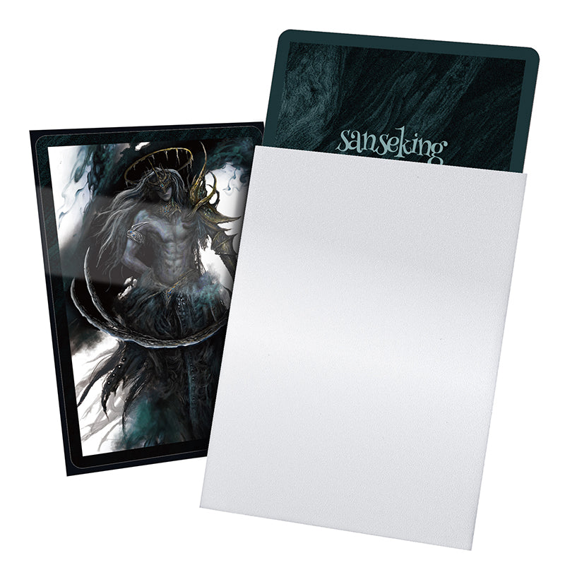 SANSEKING - 70 TOURNAMNET SLEEVES - WHITE DRAGON SERIES - STANDARD SIZE - WHITE - Immagine 6