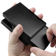 SANSEKING - 60 TOURNAMENT SLEEVES - LANLING KING SERIES - JAPANESE SIZE - TAIJI BLACK - Immagine 2