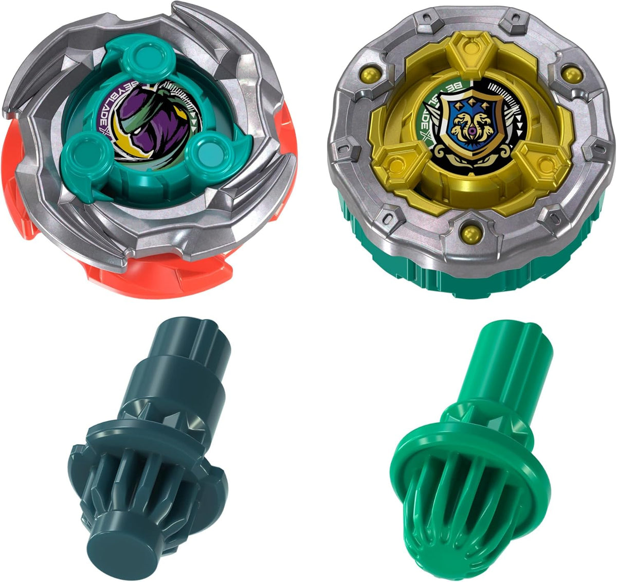 BEYBLADE-X - SNEAK ATTACK BATTLE SET (1 ARENA BEYSTADIUM, 2 TROTTOLE, 2 LANCIATORI) - Immagine 4