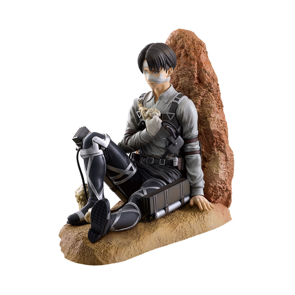 72334 - ATTACK ON TITAN - ICHIBANSHO FIGURE FROM ICHIBANSHO - BATTLE OF HEAVEN AND EARTH - LEVI - STATUA 11CM - Immagine 2