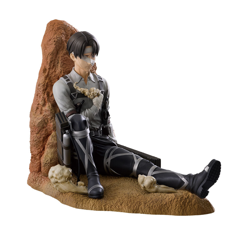 72334 - ATTACK ON TITAN - ICHIBANSHO FIGURE FROM ICHIBANSHO - BATTLE OF HEAVEN AND EARTH - LEVI - STATUA 11CM - Immagine 3