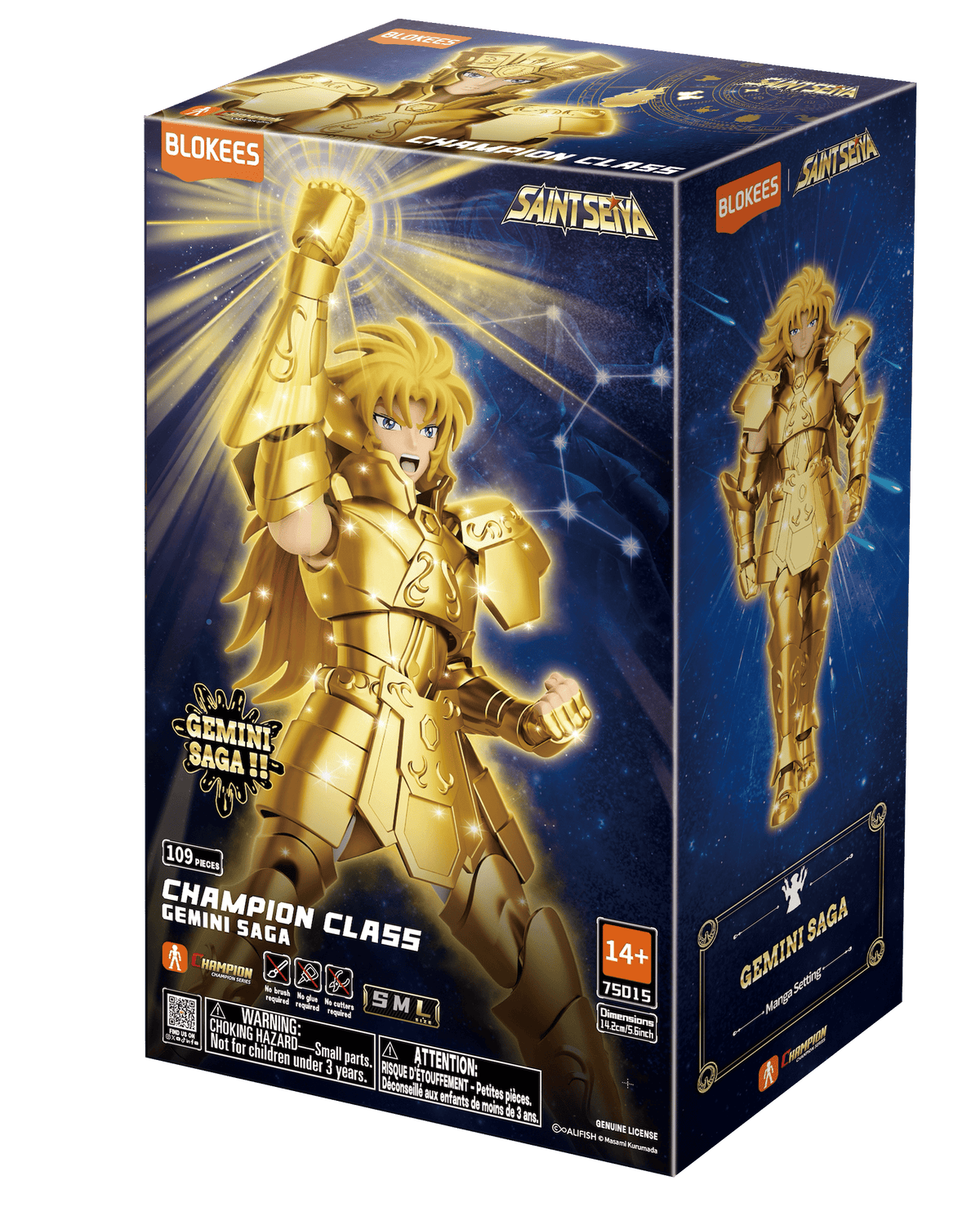 SAINT SEIYA - CHAMPION CLASS - GEMINI SAGA 13 - MODEL KIT - Immagine 5