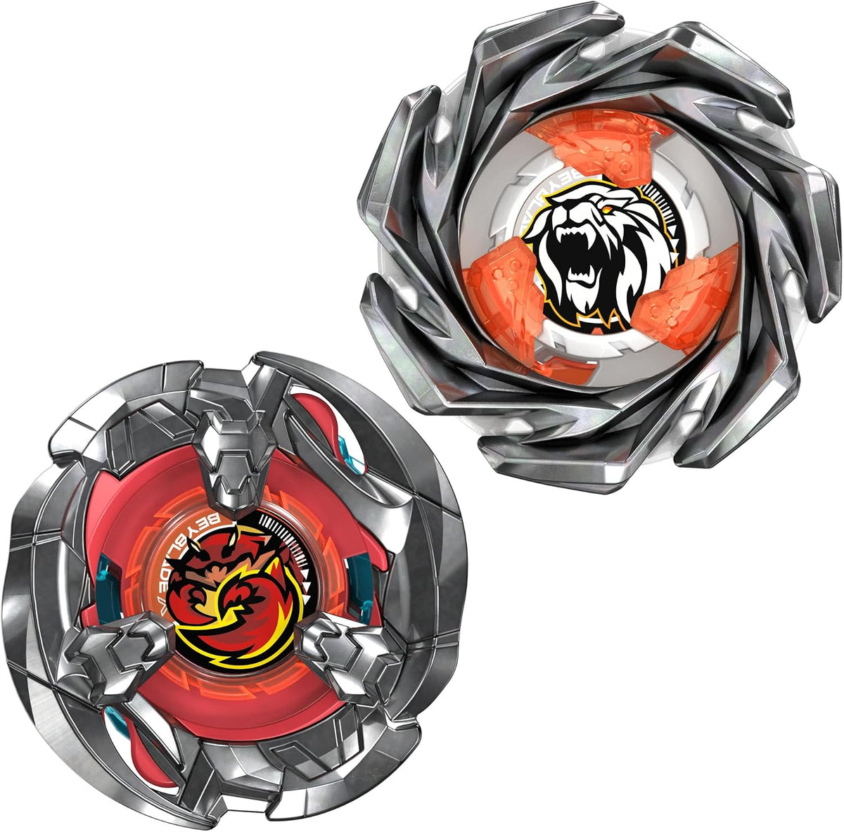 BEYBLADE-X - DUAL PACK - CREST LEON 4 55A & CLAMP CRAB 9 65S - Immagine 2