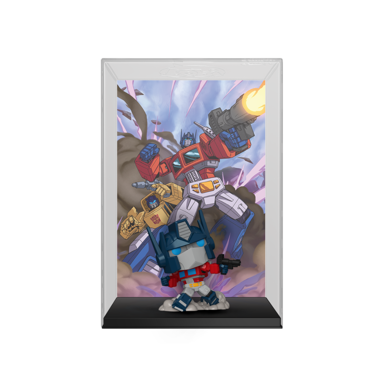TRANSFORMERS X MAGIC: THE GATHERING - POP FUNKO COMIC COVERS VINYL FIGURE 1110 OPTIMUS PRIME 9CM - Immagine 2