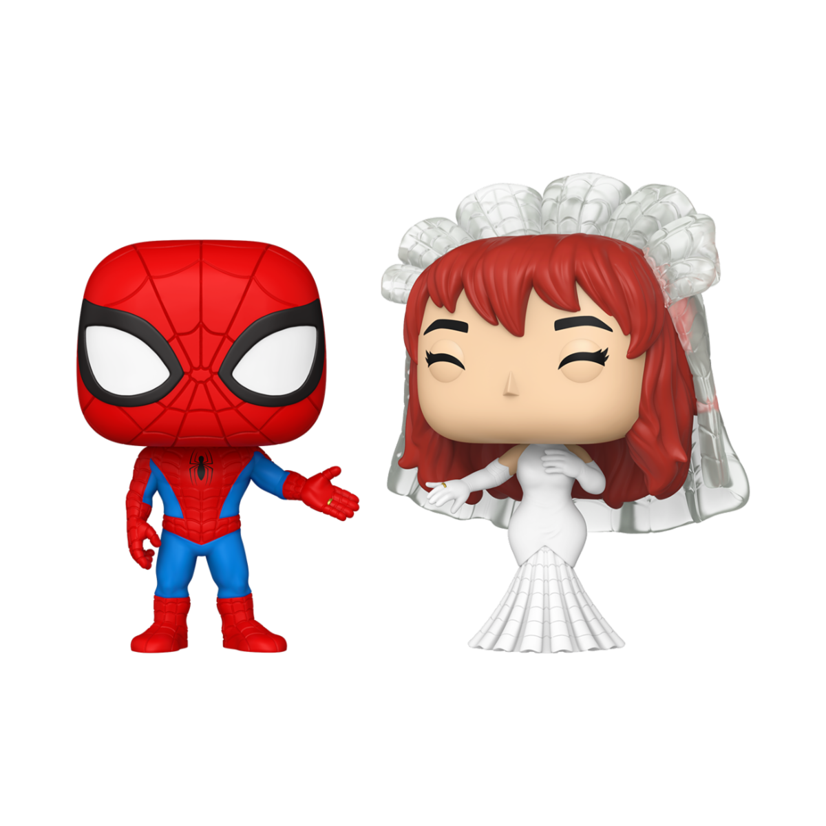MARVEL - POP FUNKO VINYL FIGURE 2-PACK - SPIDER-MAN AND MJ - Immagine 2