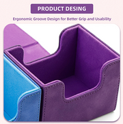 SANSEKING - HORIZONTAL DECK BOX (100+ CARDS) - PURPLE - Immagine 2