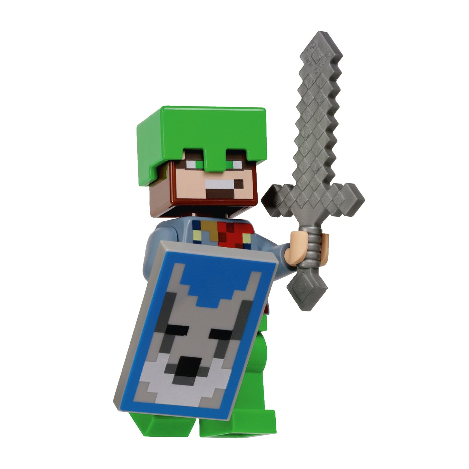 LEGO MINECRAFT PLUS N.16 - HUSK + GUARDIANO + LIMITED CARD LE13 ZOMBIE E SKELETON - Immagine 4