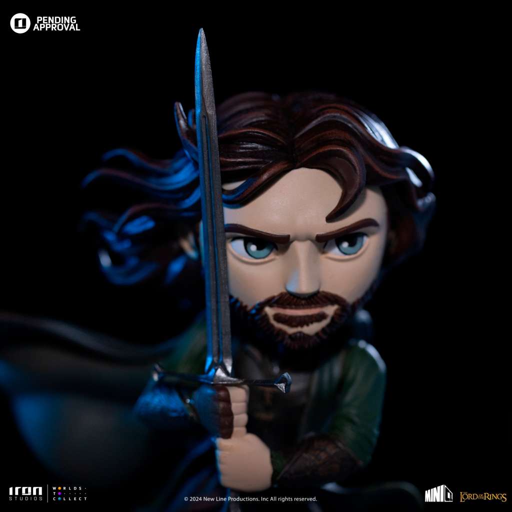 THE LORD OF THE RINGS - MINICO FIGURE - ARAGORN - STATUA 17CM - Immagine 2
