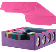 SANSEKING - WINDOW DECK BOX (3000+ CARDS) - CHIC RED - Immagine 2