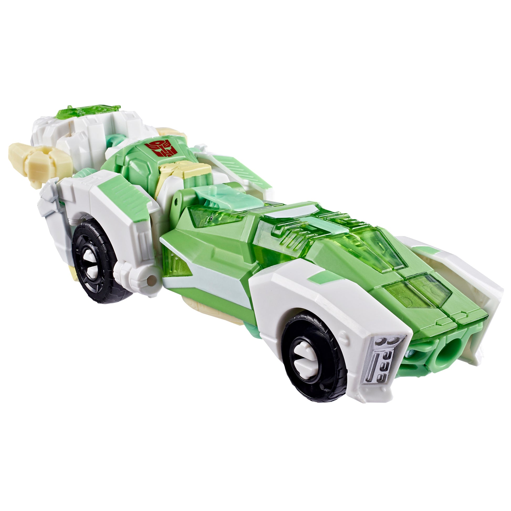 TRANSFORMERS GENERATIONS - WAR FOR CYBERTRON - SIEGE DELUXE CLASS, AUTOBOT GREENLIGHT - ACTION FIGURE 14CM - Immagine 3