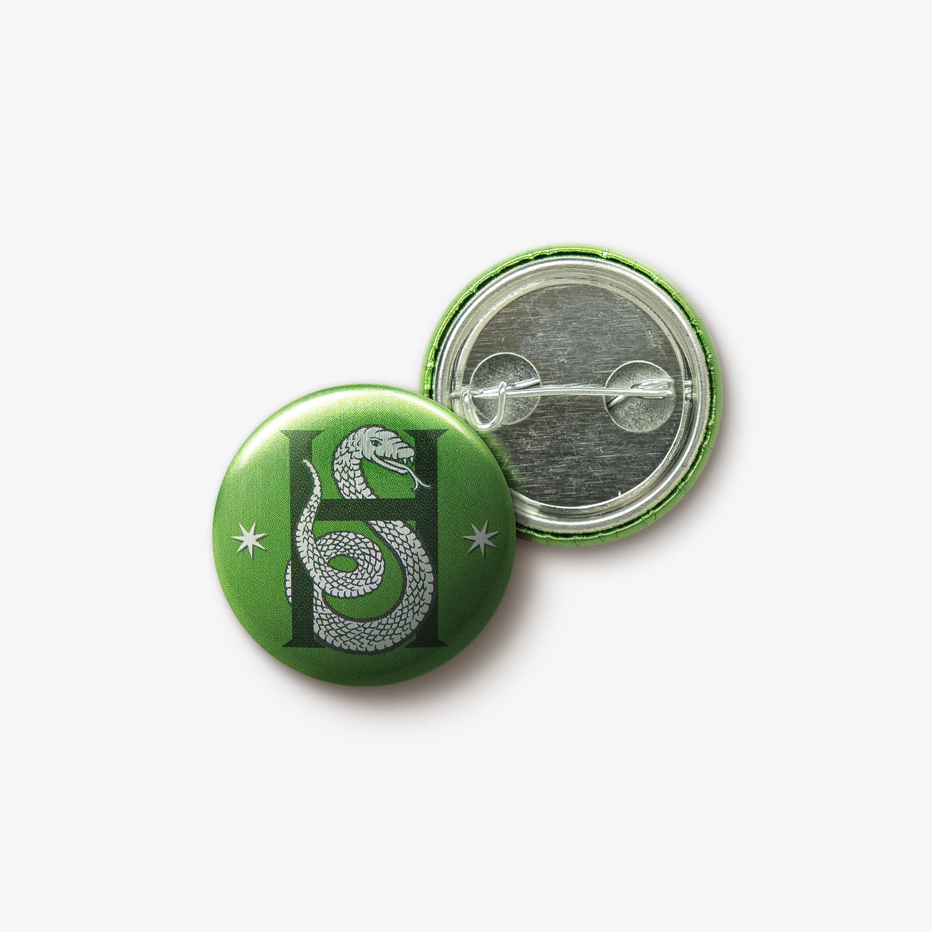 FBBB06 - HARRY POTTER - HOGWARTS: SLYTHERIN HOUSE SNAKE - BADGE - Immagine 2
