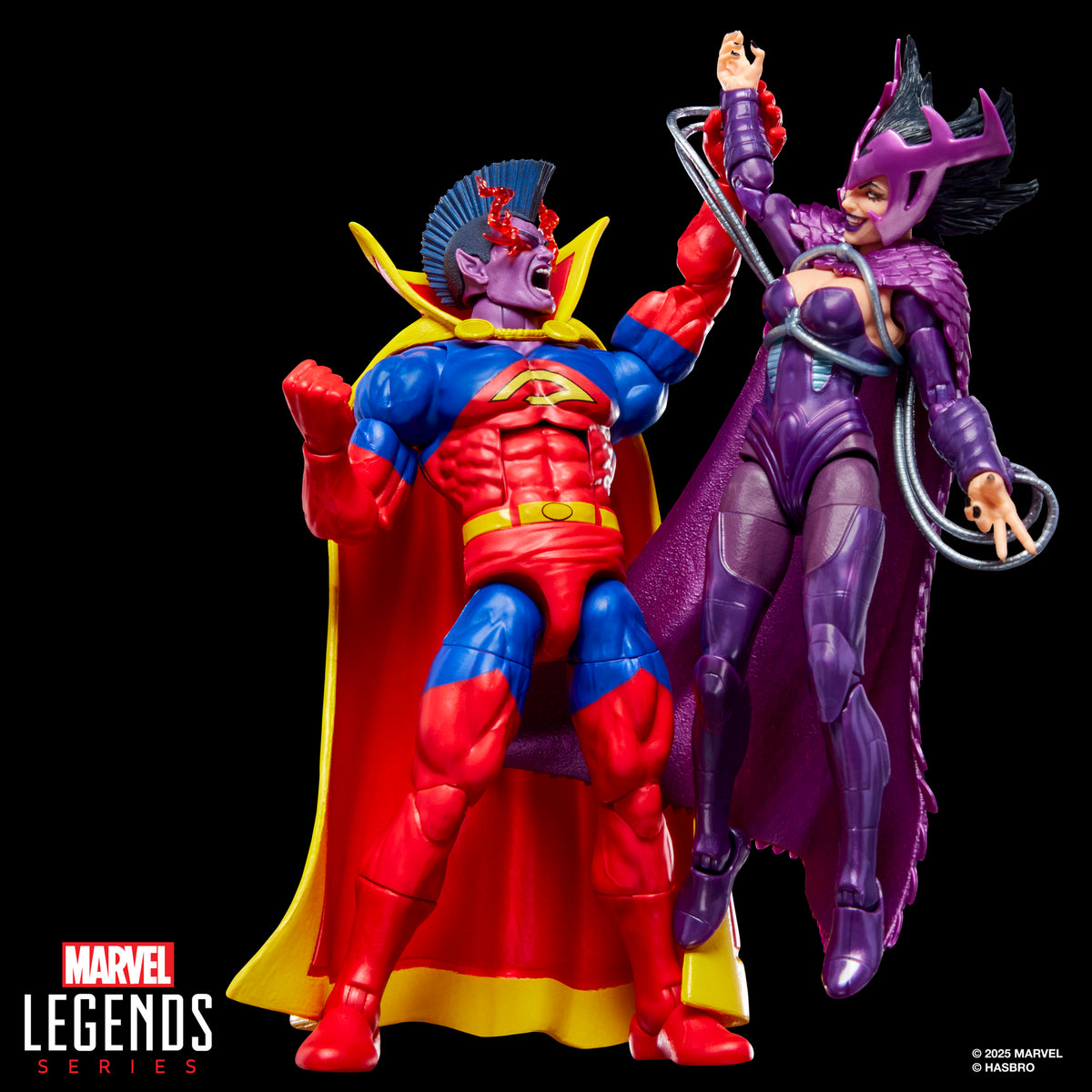 AVENGERS LEGENDS X-MEN - DEATHBIRD & MARVEL'S GLADIATOR - ACTION FIGURE 15CM - Immagine 2