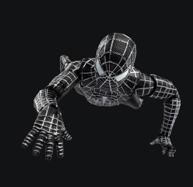 MARVEL LEGENDS - SPIDER-MAN 3 - SPIDER-MAN (TOBY MAGUIRE) BLACK SUIT - ACTION FIGURE 15CM - Immagine 3