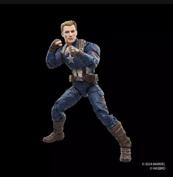 MARVEL LEGENDS - AVENGERS END GAME - CAPTAIN AMERICA - ACTION FIGURE 15CM - Immagine 3