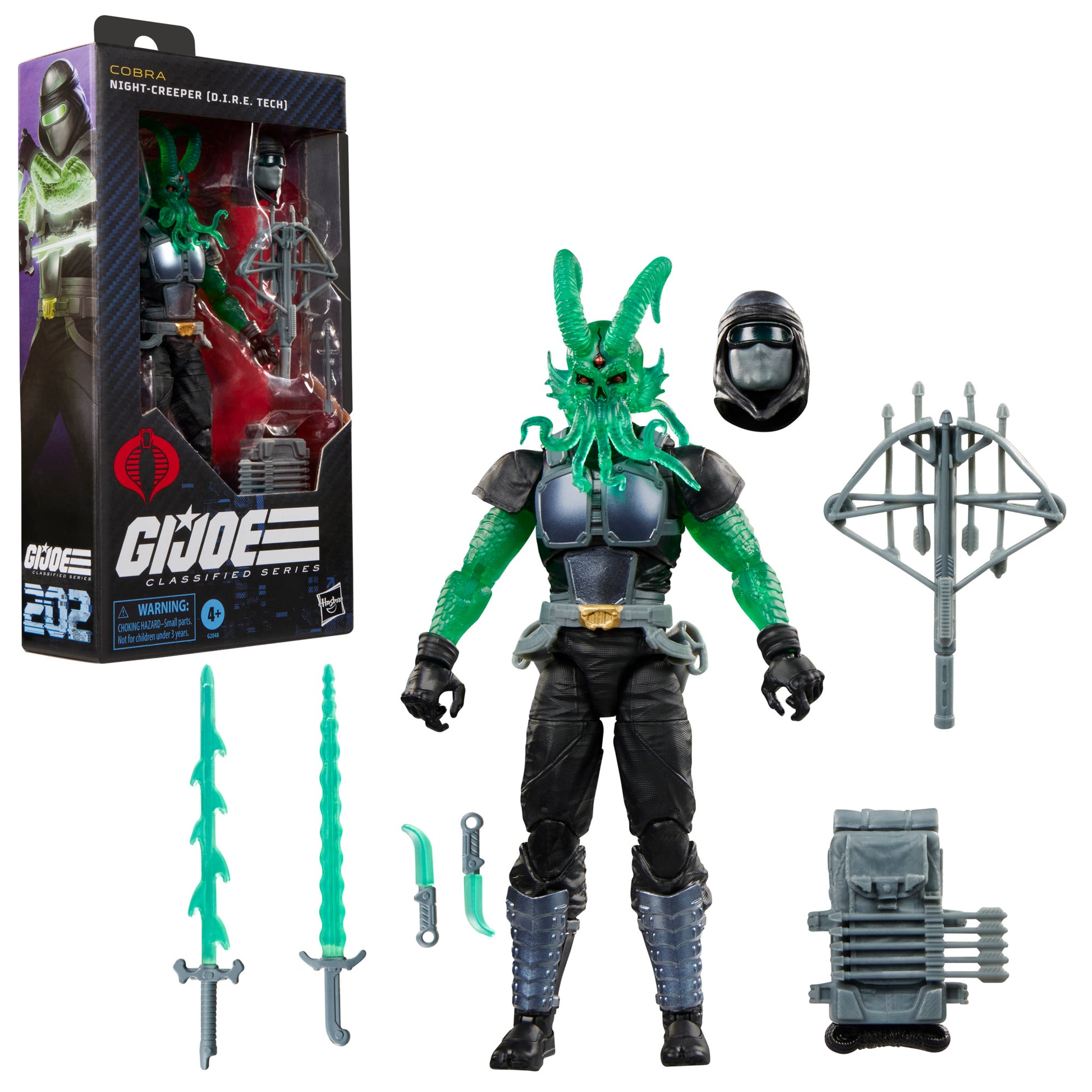 GI JOE - CLASSIFIED SERIES - NIGHT CREEPER (D.I.R.E. TECH) - ACTION FIGURE 15CM - Immagine 2