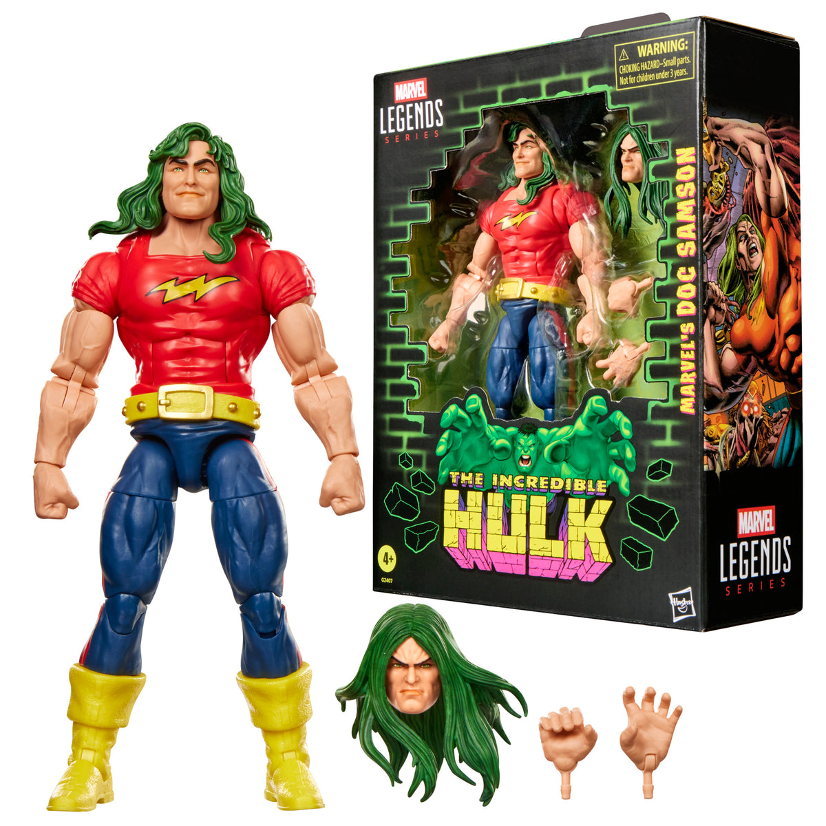 MARVEL CLASSIC - LEGENDS SERIES - DOC SAMSON - ACTION FIGURE 15CM - Immagine 4