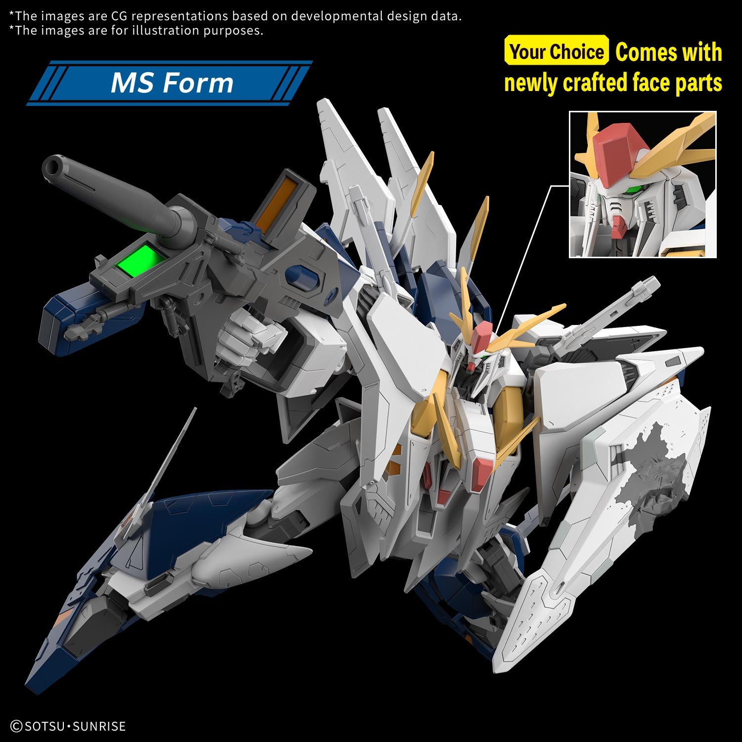 MK72528 - HIGH GRADE - XI GUNDAM (MOBILE SUIT GUNDAM HATHAWAY THE SORCERY OF NYMPH CIRCE) - MODEL KIT 1/144 - Immagine 3