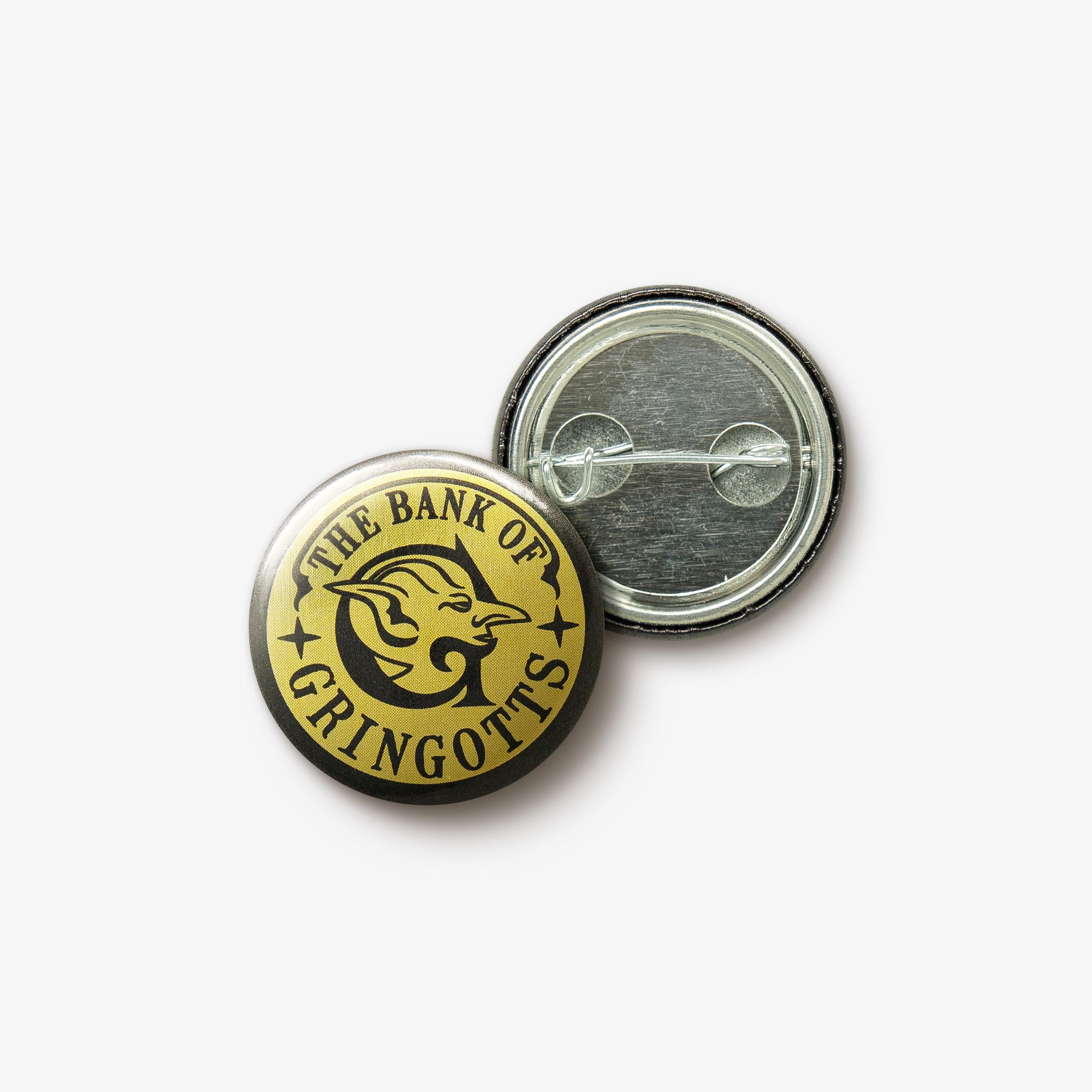HPBB19 - HARRY POTTER - GRINGOTTS WIZARDING BANK EMBLEM - BADGE - Immagine 2