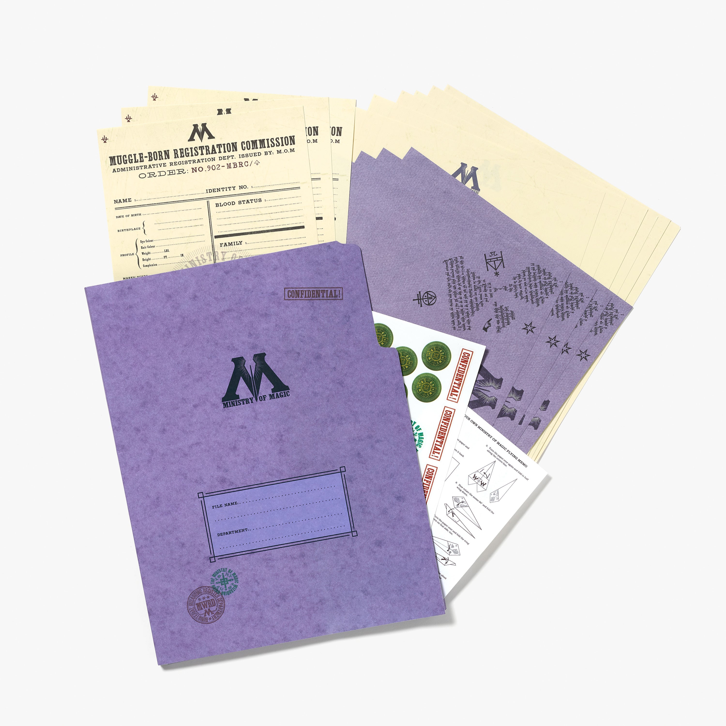 HPSTS01 - HARRY POTTER - DEPARTMENT PAPERWORK STATIONERY SET - Immagine 2