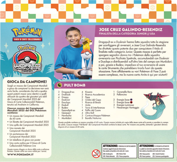 PK10362-I - POKEMON - MAZZI SPECIALI WORLD CHAMPIONSHIP 2025 (CASUALE)
