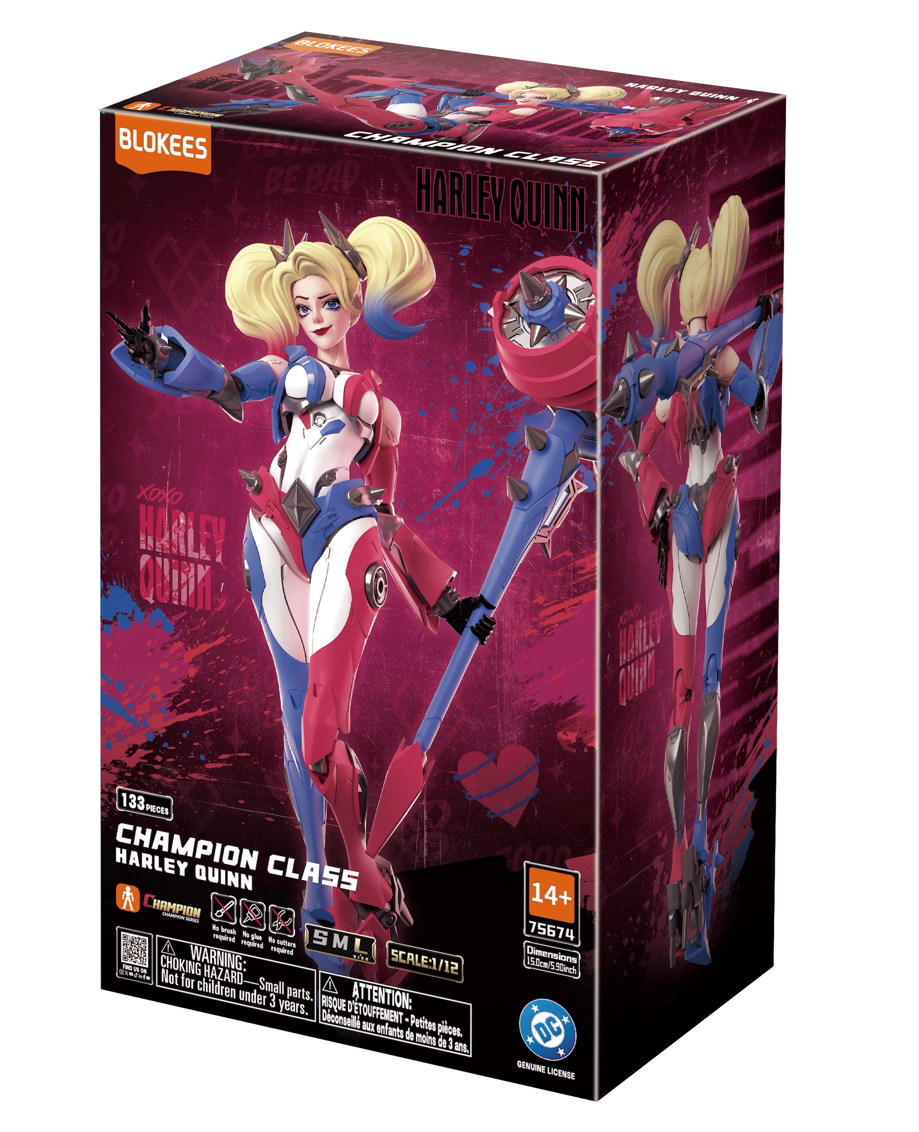 DC - CHAMPION CLASS 04 - HARLEY QUINN - MODEL KIT - Immagine 6