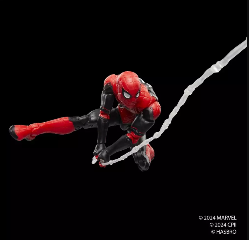 MARVEL LEGENDS - FAR FROM HOME - SPIDER-MAN (UPGRADED SUIT) - ACTION FIGURE 15CM - Immagine 3