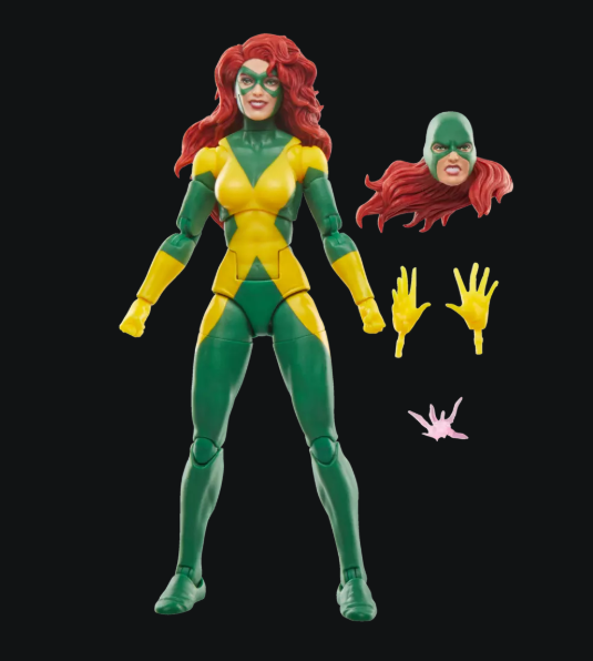 MARVEL LEGENDS - THE UNCANNY X-MEN - JEAN GREY (X-FACTOR) - ACTION FIGURE 15CM - Immagine 2