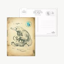 WWMPC01 - HARRY POTTER - SERIES 01: NEWT SCAMANDER'S FIELD JOURNAL - POSTCARD - Immagine 2