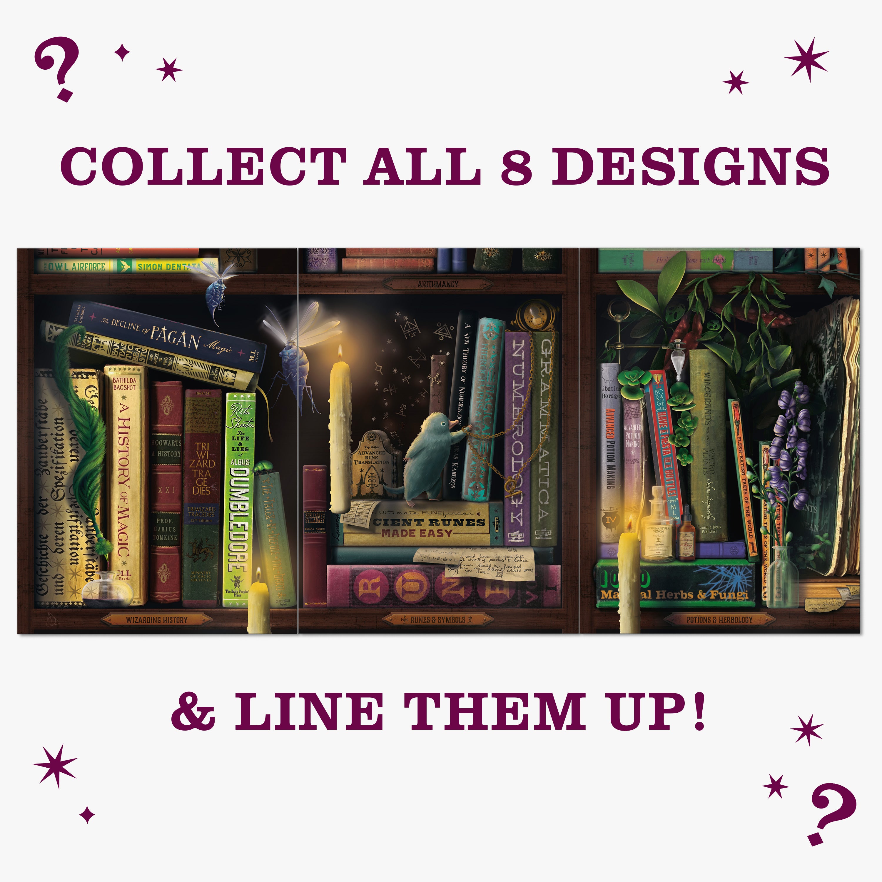WWMPC03 - HARRY POTTER - SERIES 03: WIZARDING LIBRARY POSTCARD - Immagine 2