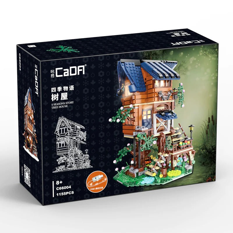 DBLC66004W - CADA - CITY - FOUR SEASON STORY TREE HOUSE - 1155PZ - Immagine 2